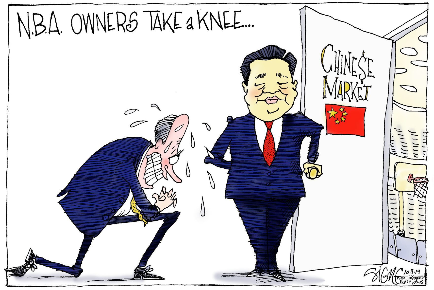 Signe Wilkinson cartoon